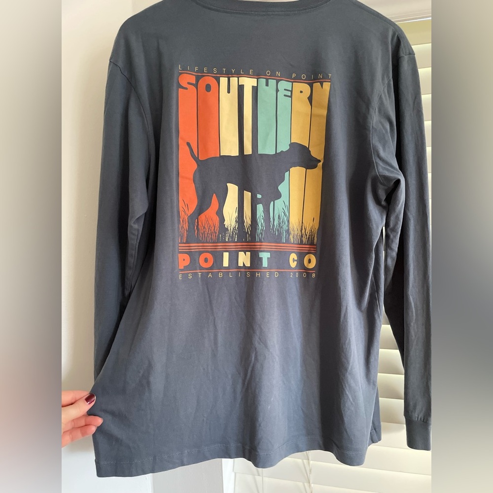 Gray Long Sleeve Tee
